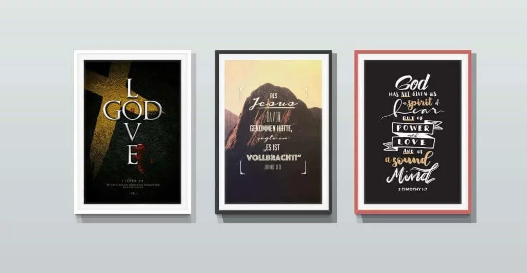 Christian Poster and Images from Christian Apparel